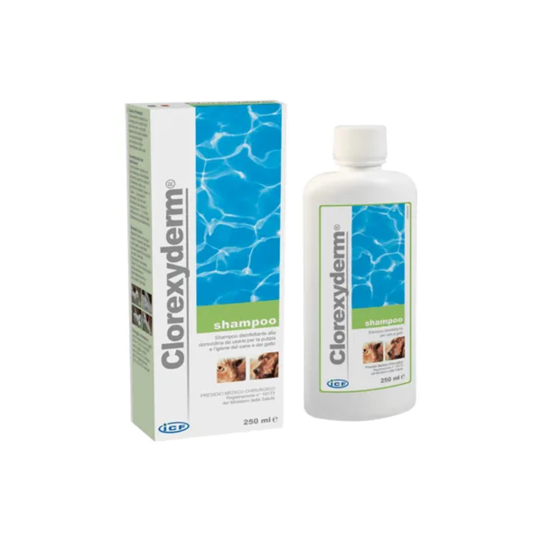 CLOREXYDERM Shampoo 250ml Cane e Gatto