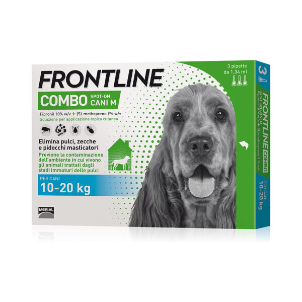 Frontline Combo – 10/20 KG – 3 Pipette  – Cane