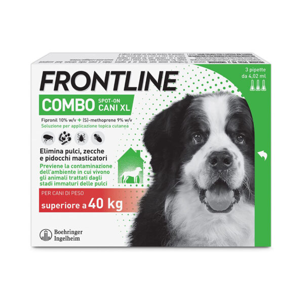 Frontline ComboO –  > 40 KG – 3 Pipette  – CANE